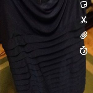 Navy Blue Bandage dress.